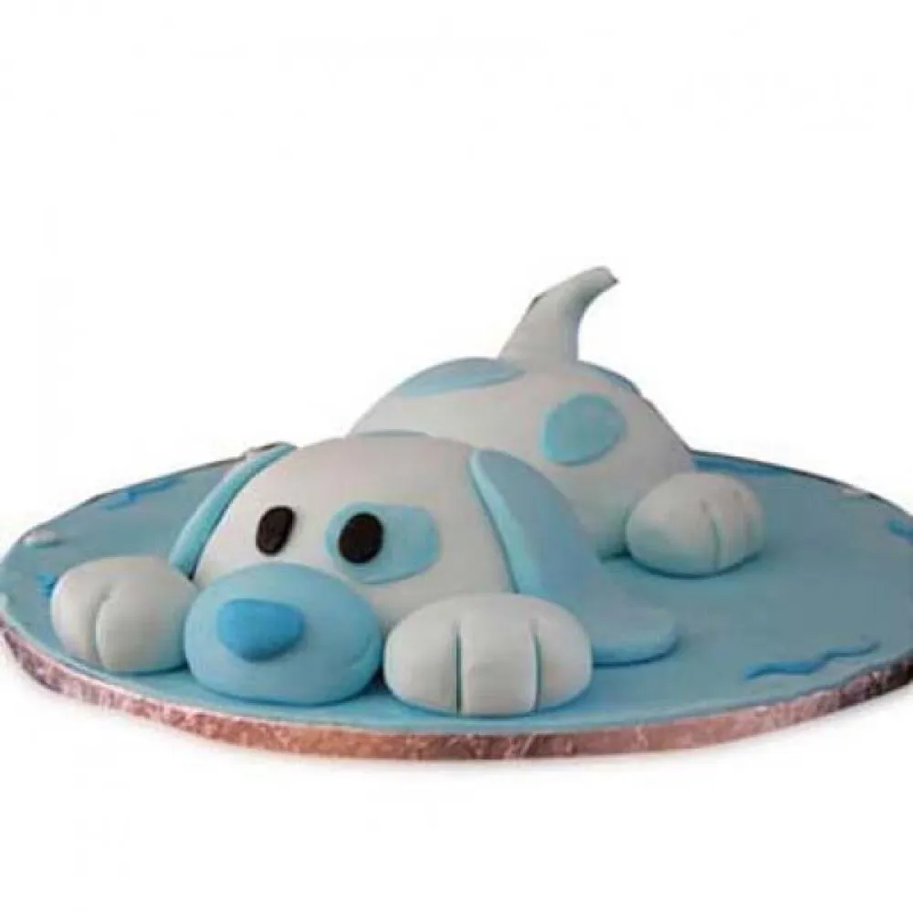 Blue Dog Cake