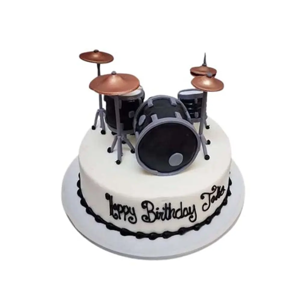 Rhythmic Drums Cake