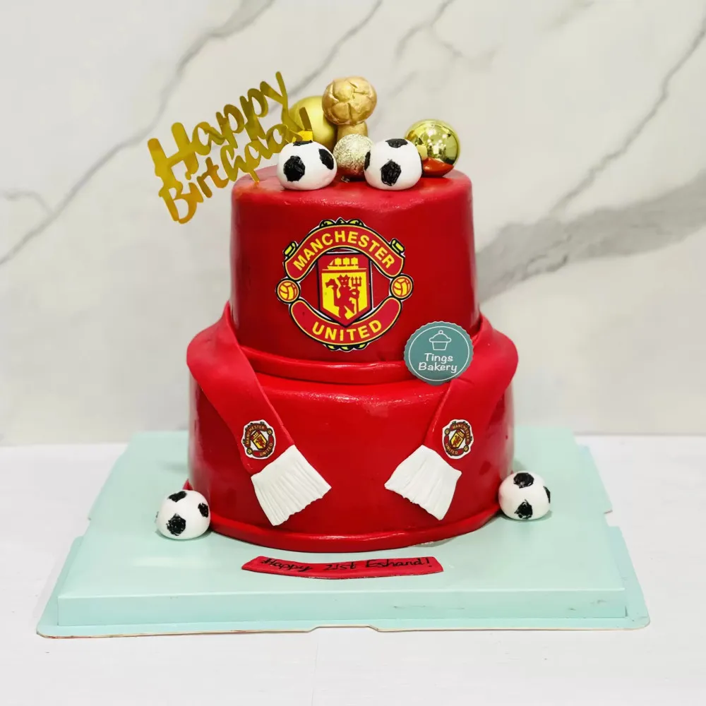 Huge Manchester Fan Cake