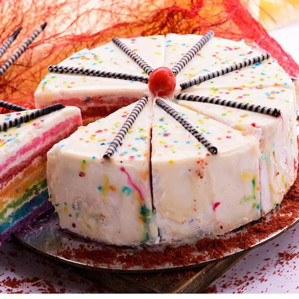 Rainbow Surprise Cake