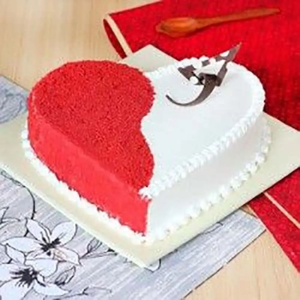 Peaceful Heart Cake
