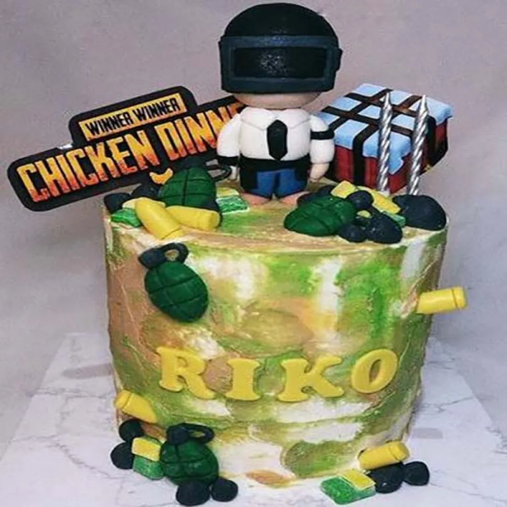 PubG Battle onn Cake