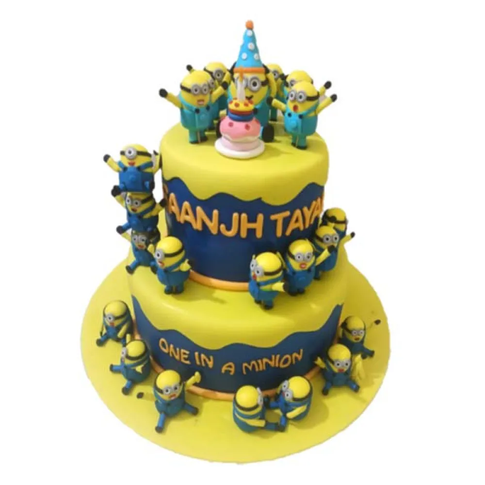 Herd Of Minions Cake