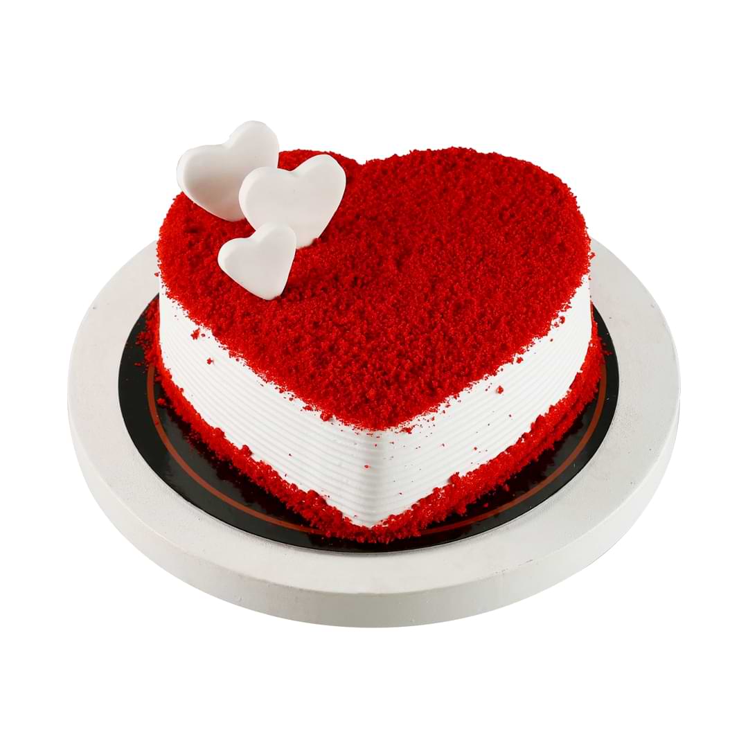 Valentine's Heart Red Velvet Cake
