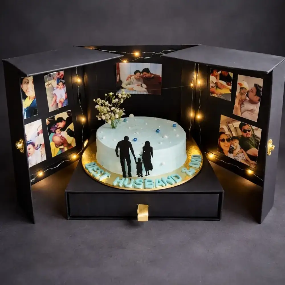 Surprise Box Love Cake